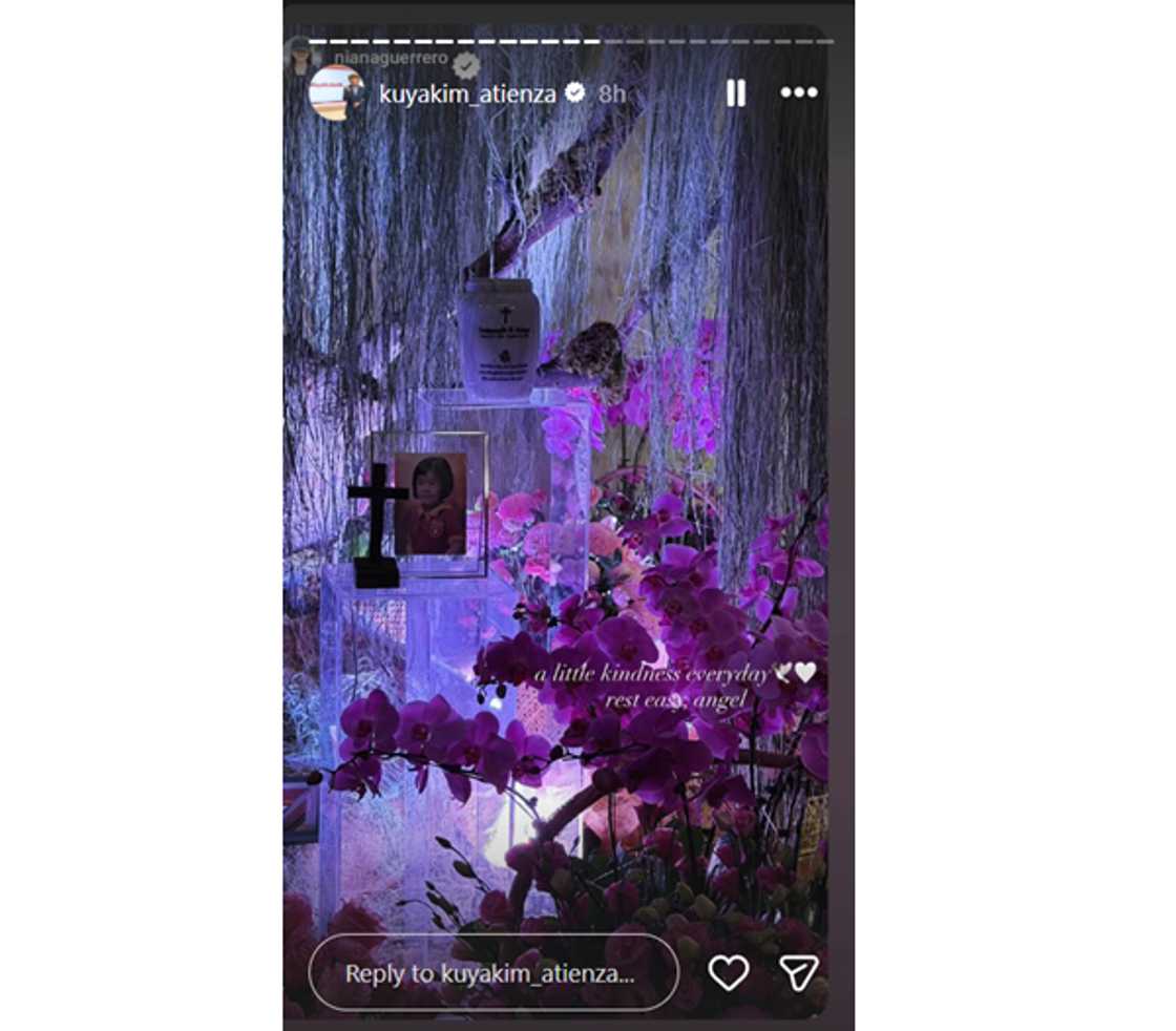 Niana Guerrero honors Emman Atienza in touching post; Kuya Kim shares her tribute