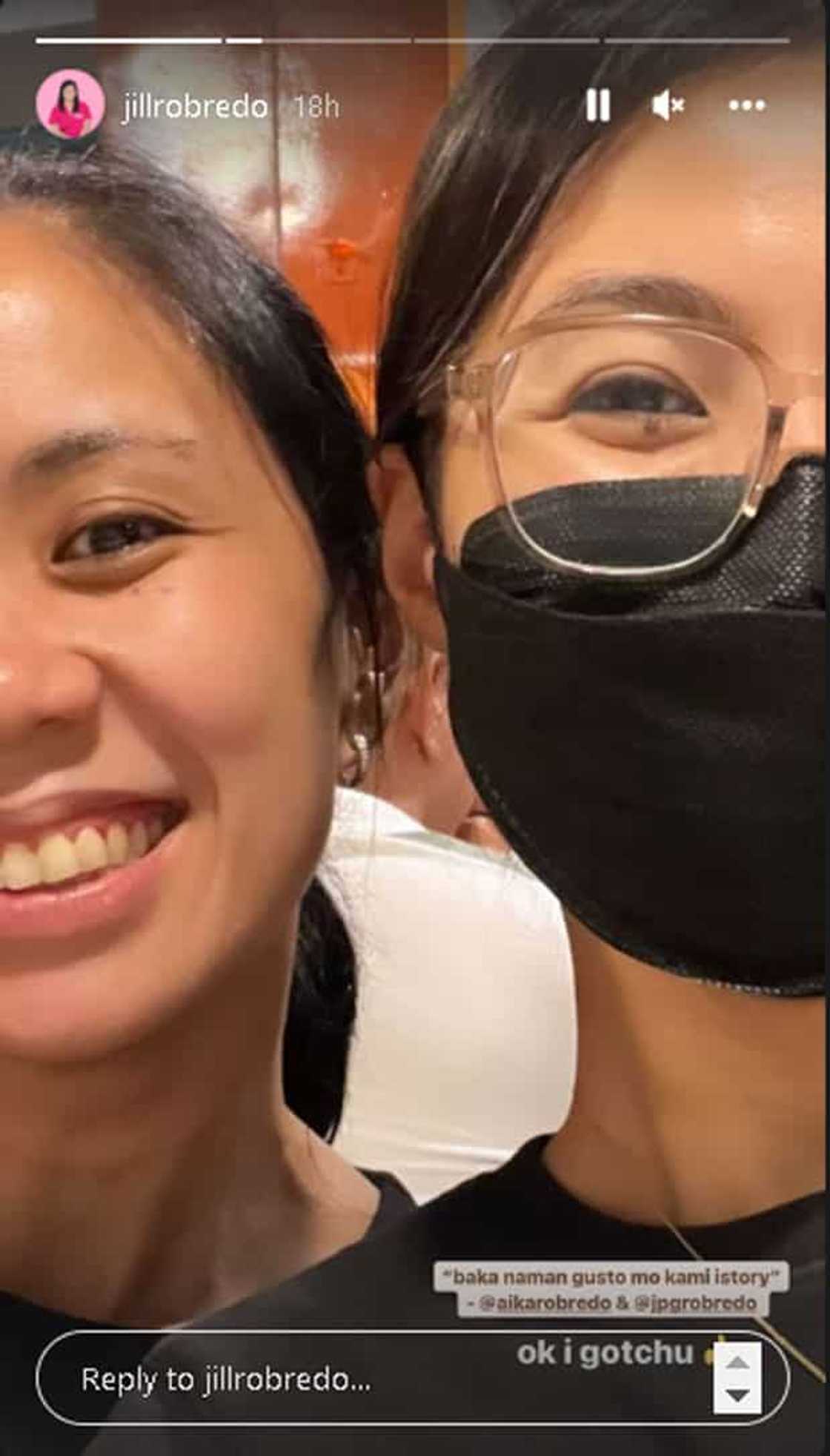 Jillian Robredo, agad na nilambing ng mga ate niya: "Baka naman gusto mo kami i-story" Jillian Robredo, agad na nilambing ng mga ate niya: "Baka naman gusto mo kami i-story"