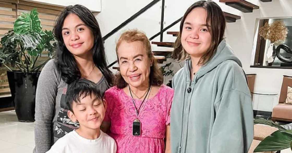 Mommy Dionisia, na-miss ng mga anak nina Manny at Jinkee Pacquiao Mommy Dionisia, na-miss ng mga anak nina Manny at Jinkee Pacquiao