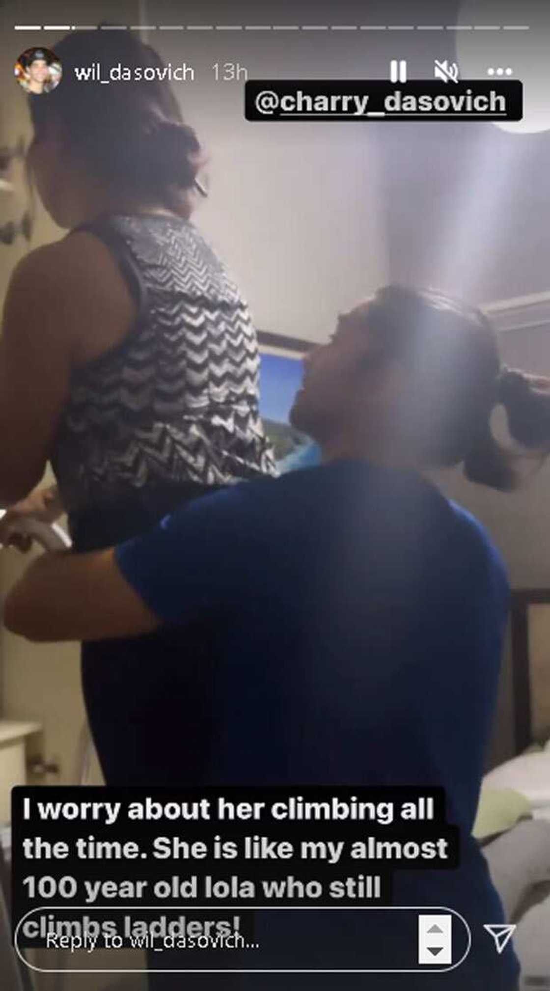 Wil Dasovich, nawindang sa senior citizen na ina na panay and akyat sa hagdan Wil Dasovich, nawindang sa senior citizen na ina na panay and akyat sa hagdan