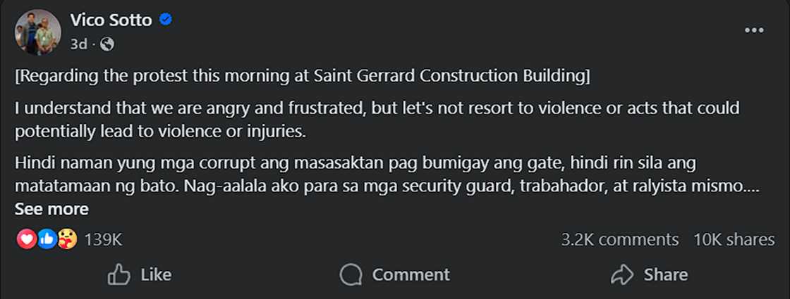 Vico Sotto on Facebook Vico Sotto on Facebook
