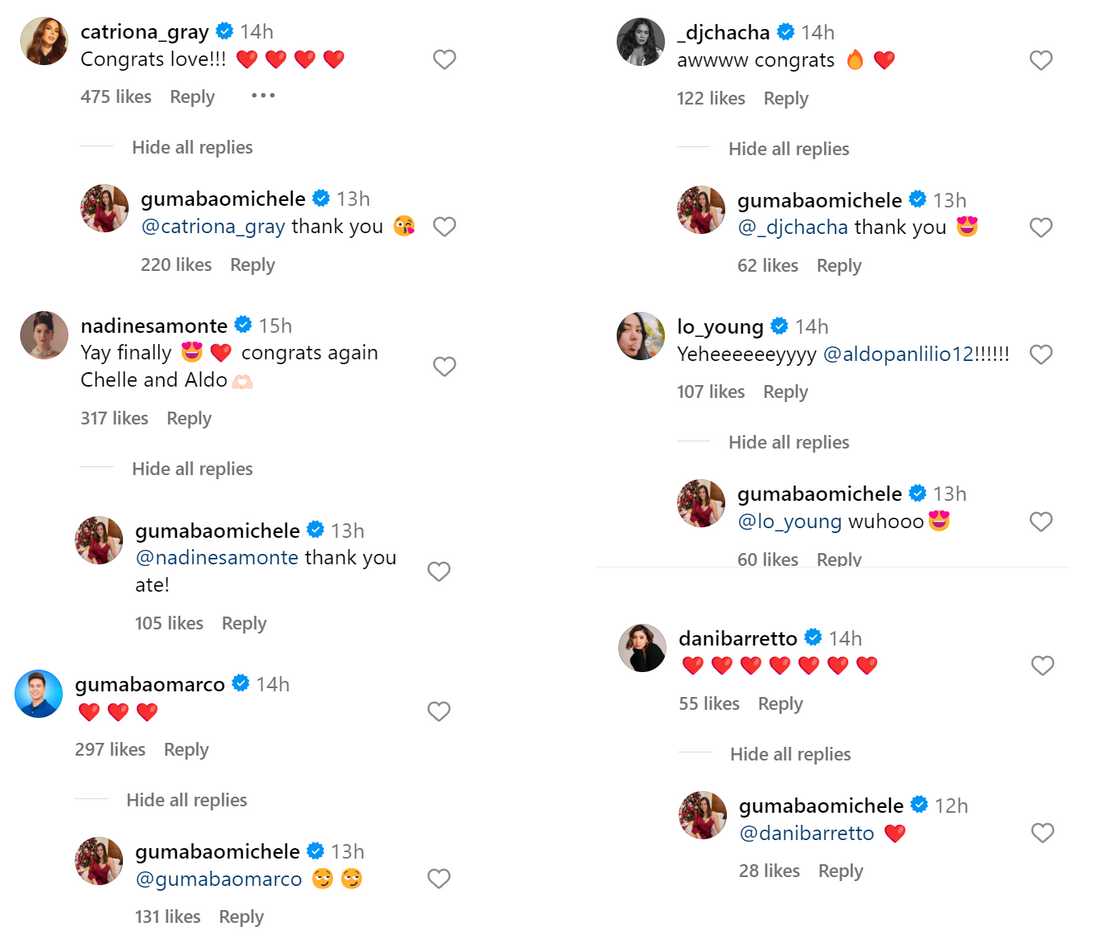 Michele Gumabao at BF, engaged na; celebs, nag-react Michele Gumabao at BF, engaged na; celebs, nag-react
