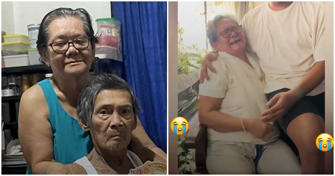 Video ng isang lola na humahagulgol sa huling araw ng lamay ng asawa niya, viral