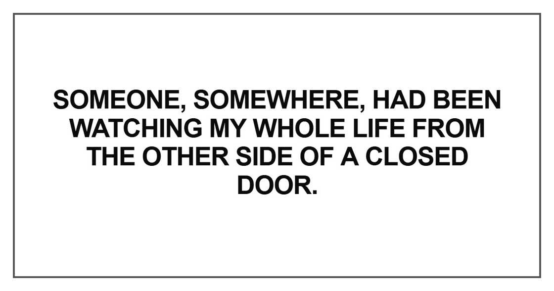 Someone, somewhere Someone, somewhere