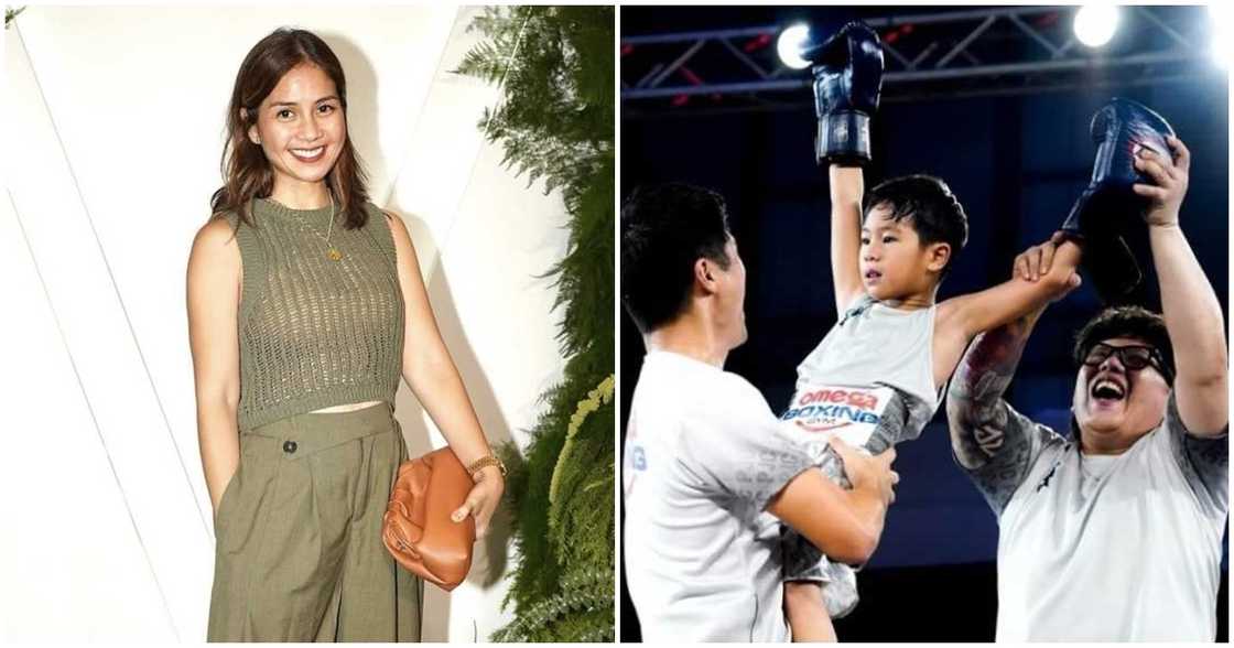 Anak nina Kaye Abad at Paul Jake Castillo na si Joaquin, nanalo sa first boxing match niya