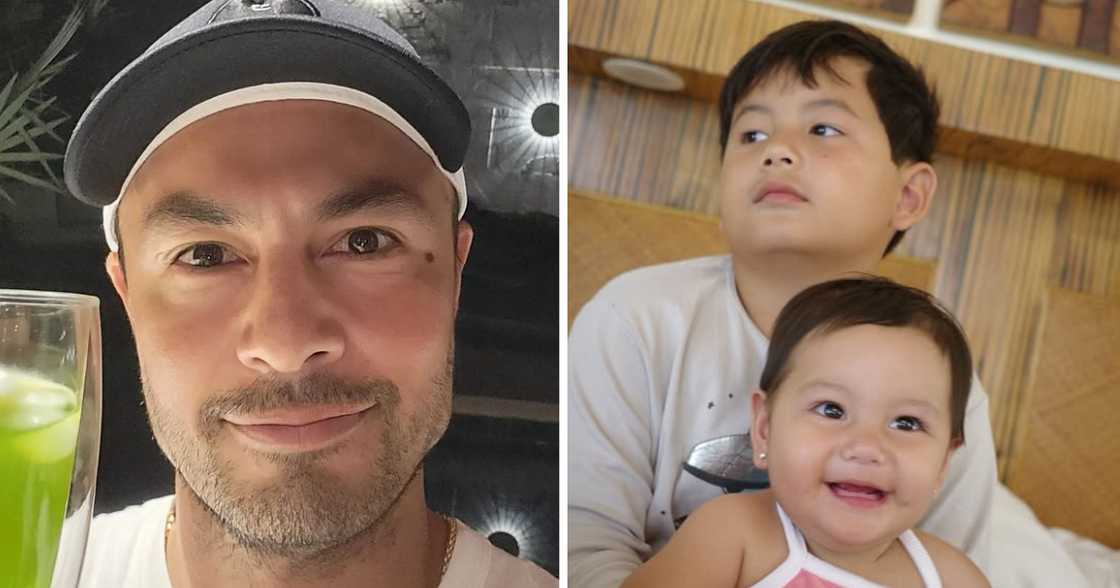 Derek Ramsay gives glimpse of virtual bonding with Baby Liana and Elias