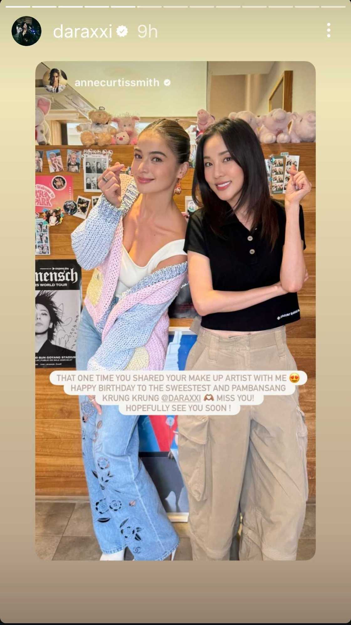 Anne Curtis marks Sandara Park’s birthday with sweet social media post Anne Curtis marks Sandara Park’s birthday with sweet social media post