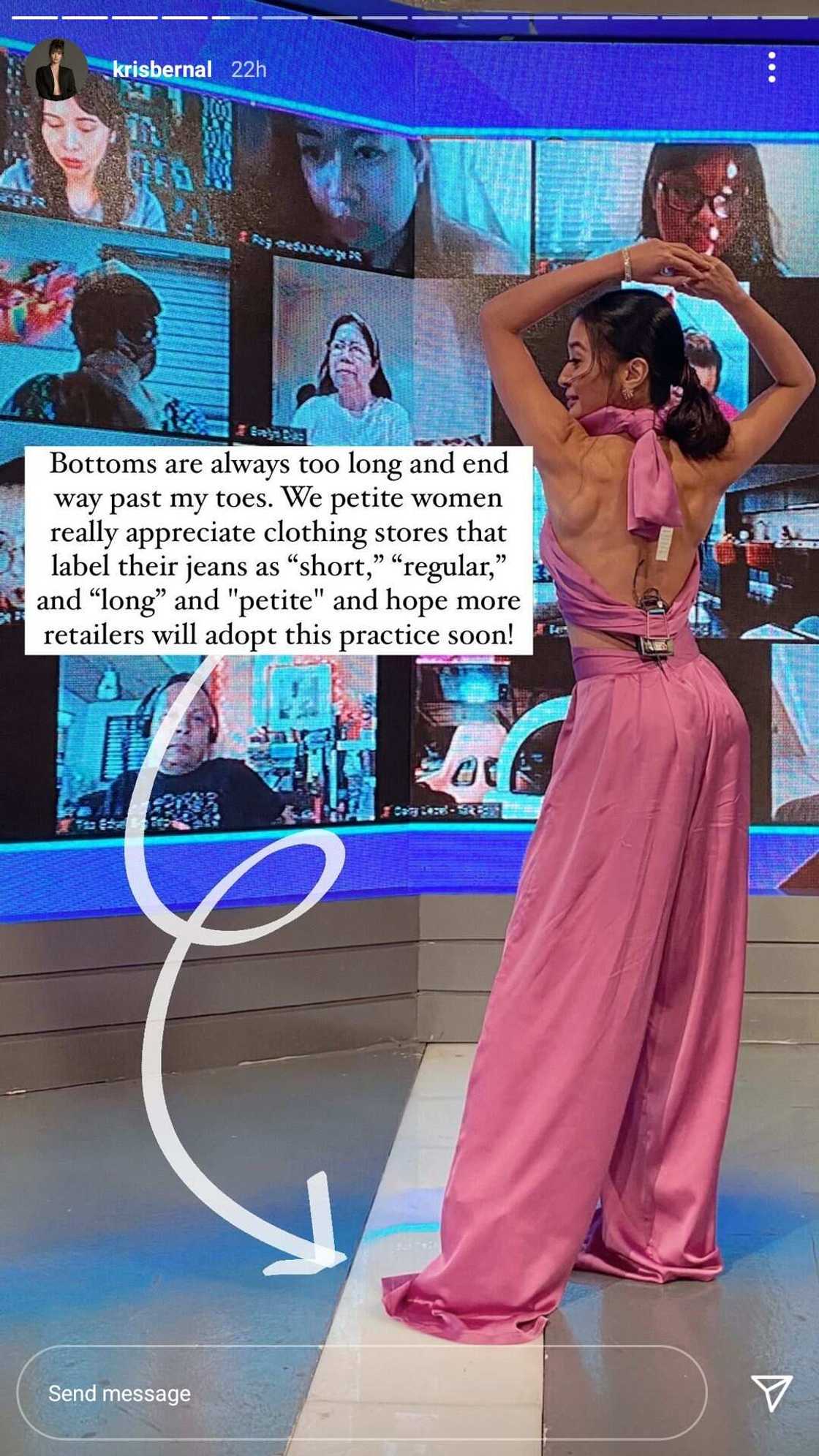 Kris Bernal, ibinahagi kung gaano kahirap maging "petite": "Alteration shops BFF" Kris Bernal, ibinahagi kung gaano kahirap maging "petite": "Alteration shops BFF"