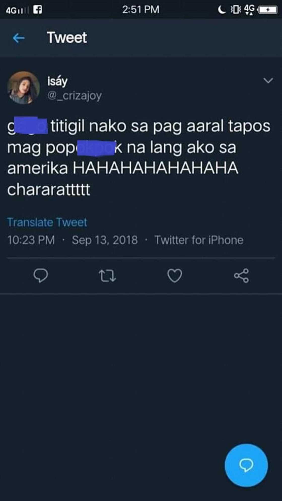 Lasinggera at palamura daw? Alleged controversial tweets of Criza of PBB circulate online Lasinggera at palamura daw? Alleged controversial tweets of Criza of PBB circulate online
