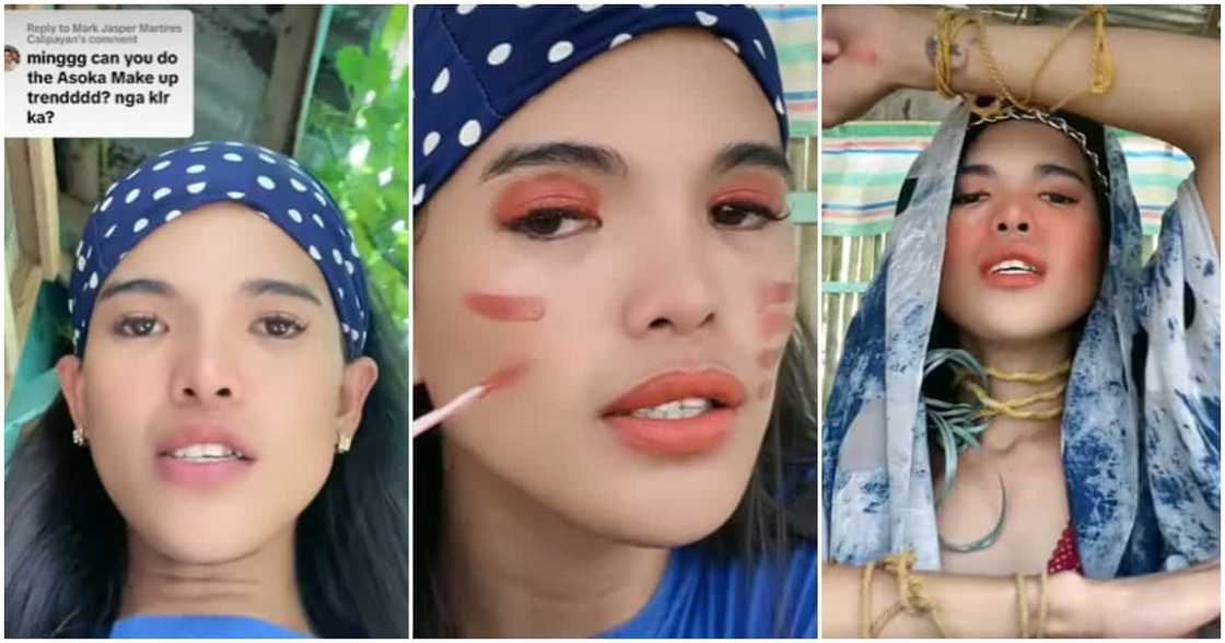 Miss Everything, kinaaliwan sa kanyang 'low budget' Asoka make-up trend entry Miss Everything, kinaaliwan sa kanyang 'low budget' Asoka make-up trend entry