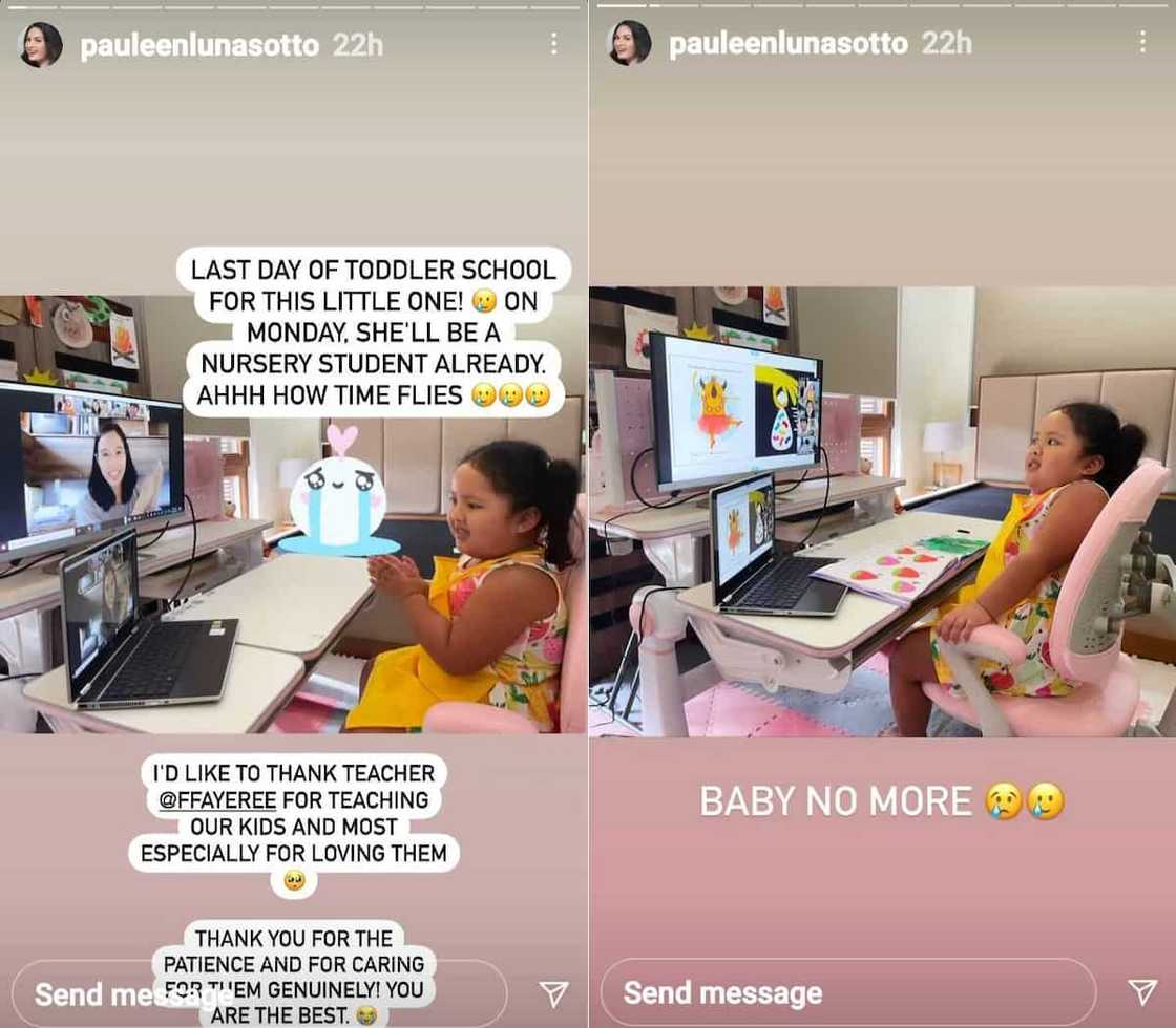 Pauleen Luna, emosyonal sa last day ni Tali Sotto sa toddler school Pauleen Luna, emosyonal sa last day ni Tali Sotto sa toddler school