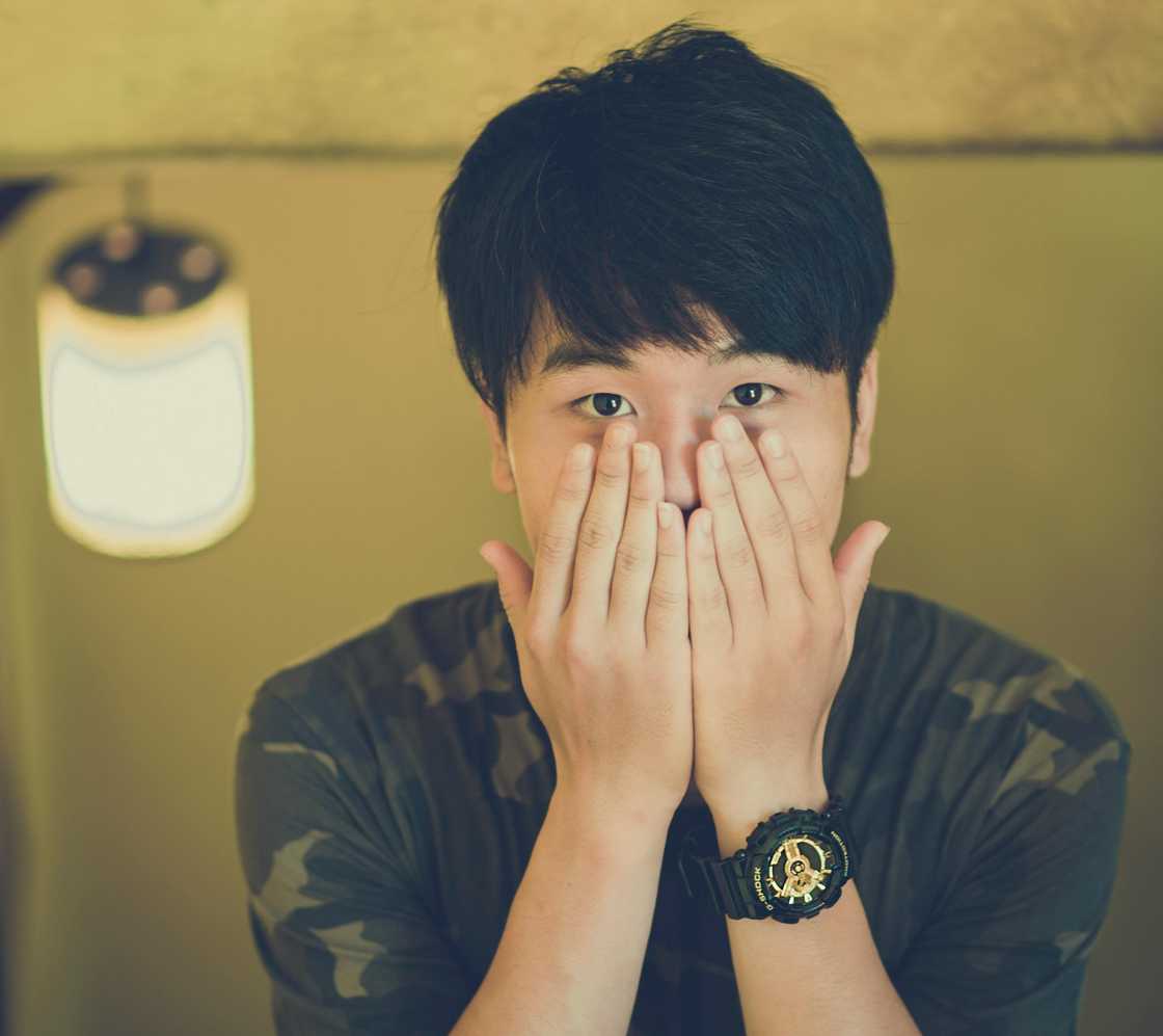 A student in disbelief