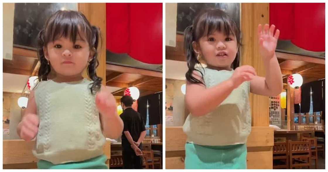 Anak nina Elisse Joson at McCoy de Leon, kumasa sa isang dance challenge Anak nina Elisse Joson at McCoy de Leon, kumasa sa isang dance challenge