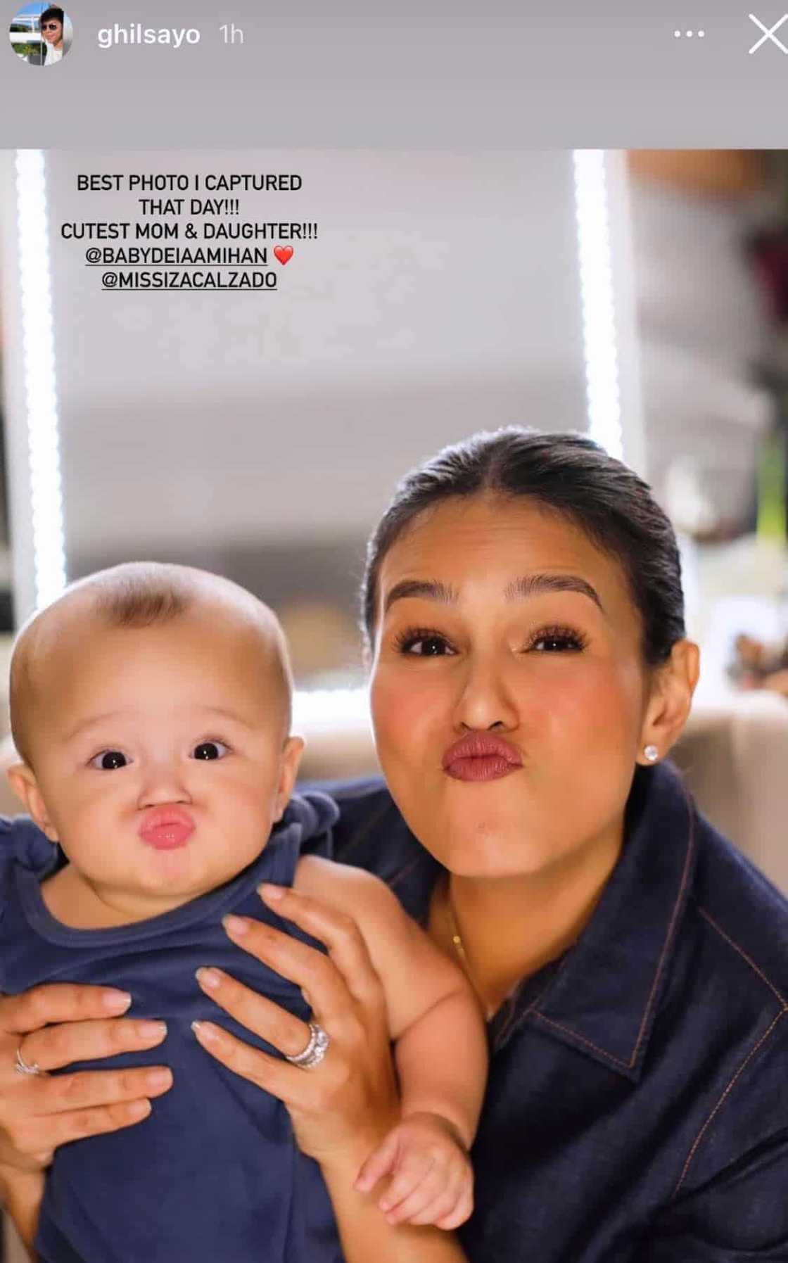 Iza Calzado, ibinahagi ang napaka-cute na photo nila ni Deia: "She got that from her mama"