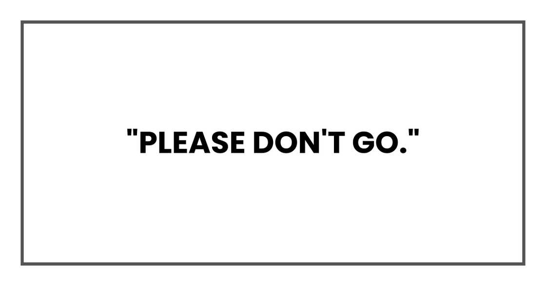 Child's plea