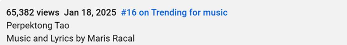 Music video ng bagong kanta ni Maris Racal, trending sa YouTube