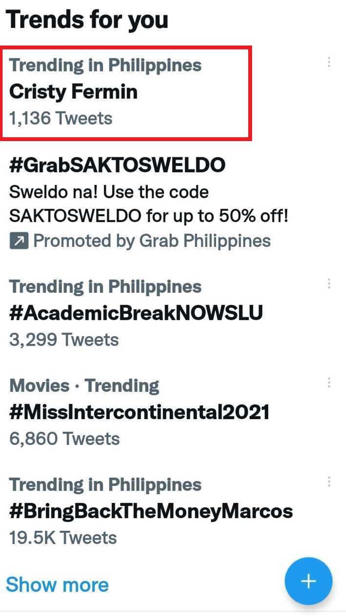 Cristy Fermin, trending sa Twitter sa gitna ng cryptic tweets ni Nadine Lustre