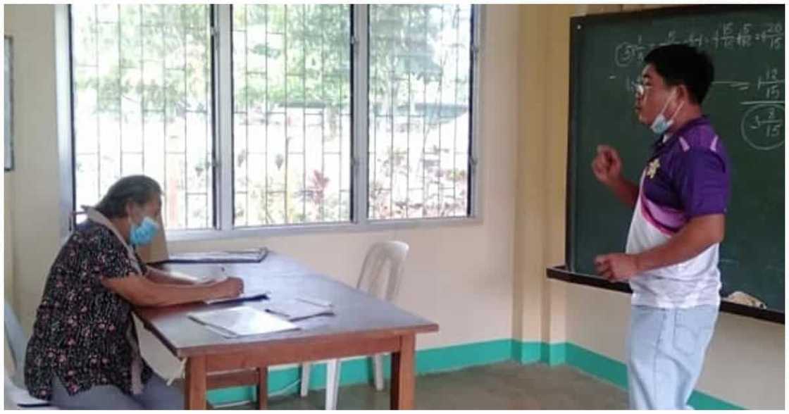 79-anyos na lola, nagpa-tutor sa guro para maturuan ang mga apo