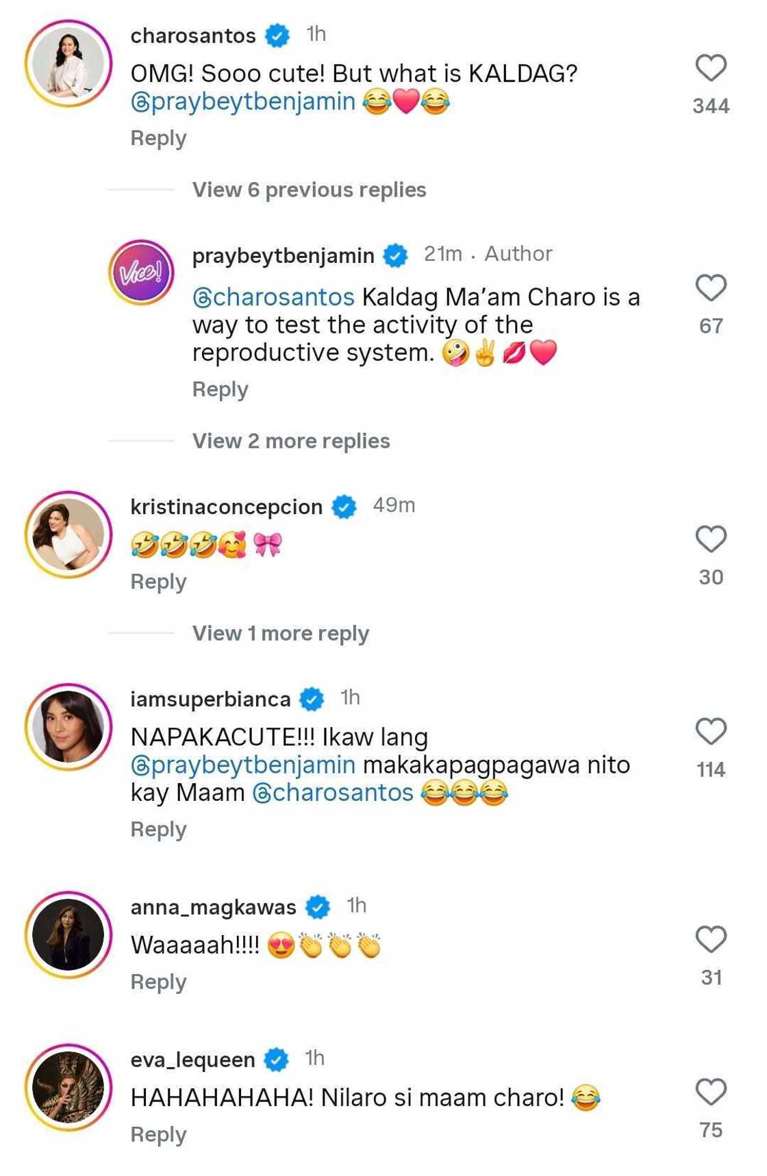 Charo Santos, napatanong dahil sa "kaldag" na caption ni Vice Ganda sa video nila Charo Santos, napatanong dahil sa "kaldag" na caption ni Vice Ganda sa video nila
