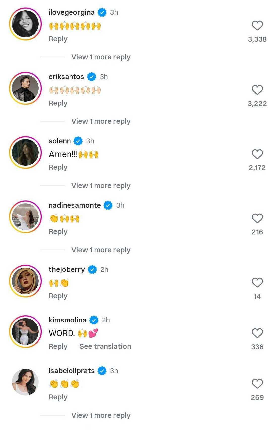 Celebrities, nag-react sa statement ni Anne Curtis ukol sa kontrobersyal na pahayag ni Bong Suntay