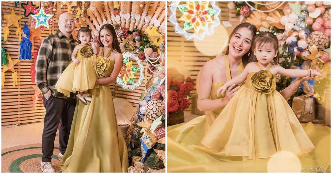 Kris Bernal, may pasilip sa bonggang Christmas photoshoot ng kanyang pamilya