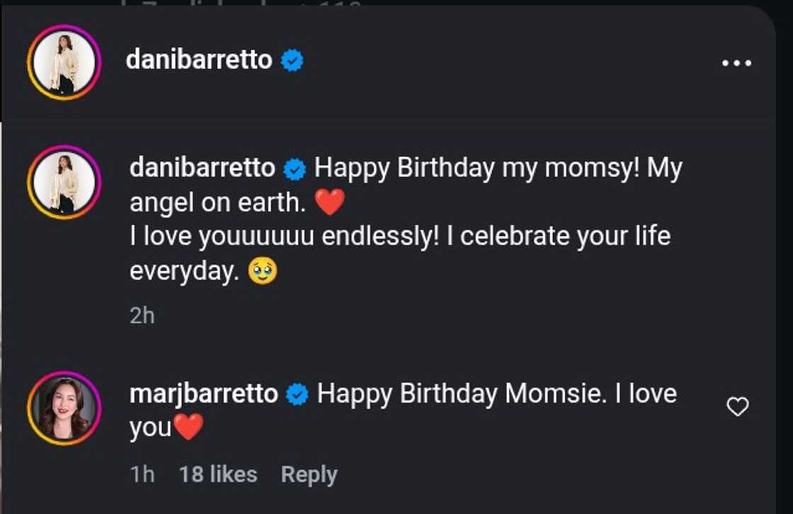 Dani Barretto, sweet na binati ang lola na si Hershey Legaspi sa kaarawan nito Dani Barretto, sweet na binati ang lola na si Hershey Legaspi sa kaarawan nito