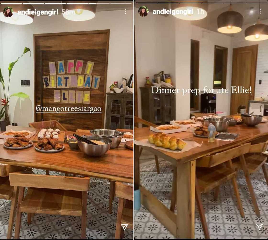 Andi Eigenmann shares glimpse of birthday dinner for Ellie Andi Eigenmann shares glimpse of birthday dinner for Ellie