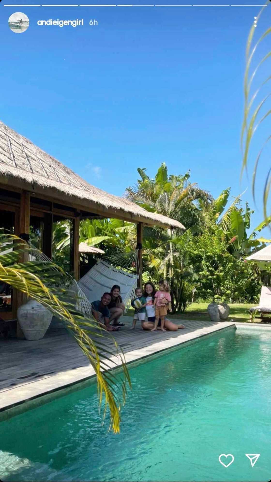 Andi Eigenmann travels to Indonesia with family; gives glimpse of their vacation Andi Eigenmann travels to Indonesia with family; gives glimpse of their vacation