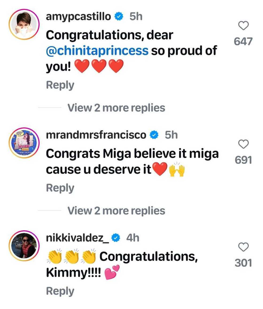 Melai Cantiveros, celebs reacts to Kim Chiu receiving award from Seoul Int’l Drama Awards