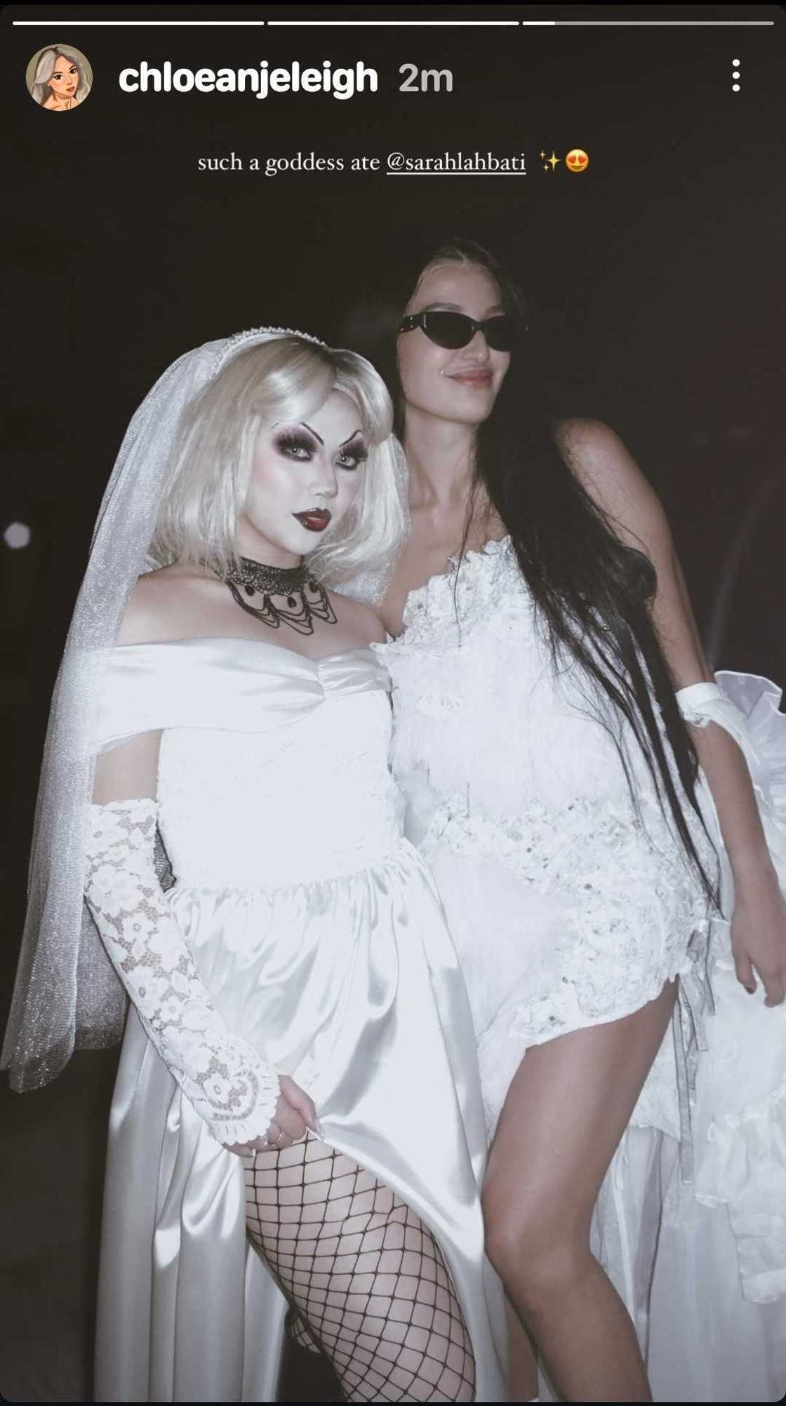Chloe San Jose, pinuri si Sarah Lahbati matapos makasama ang aktres sa Halloween event Chloe San Jose, pinuri si Sarah Lahbati matapos makasama ang aktres sa Halloween event