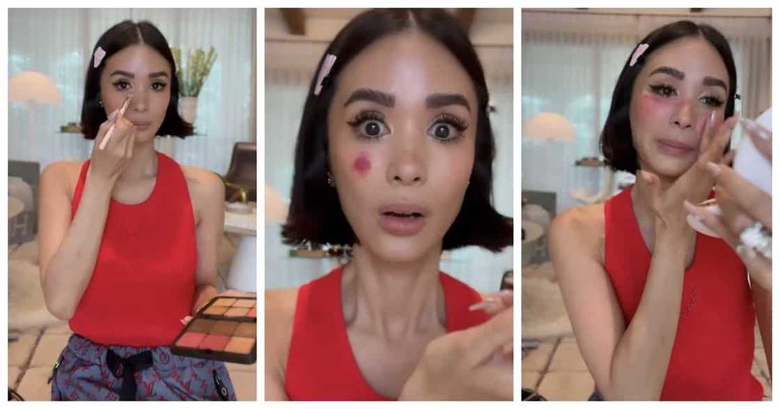 Makeup blooper ni Heart Evangelista sa viral video, kinagiliwan online Makeup blooper ni Heart Evangelista sa viral video, kinagiliwan online