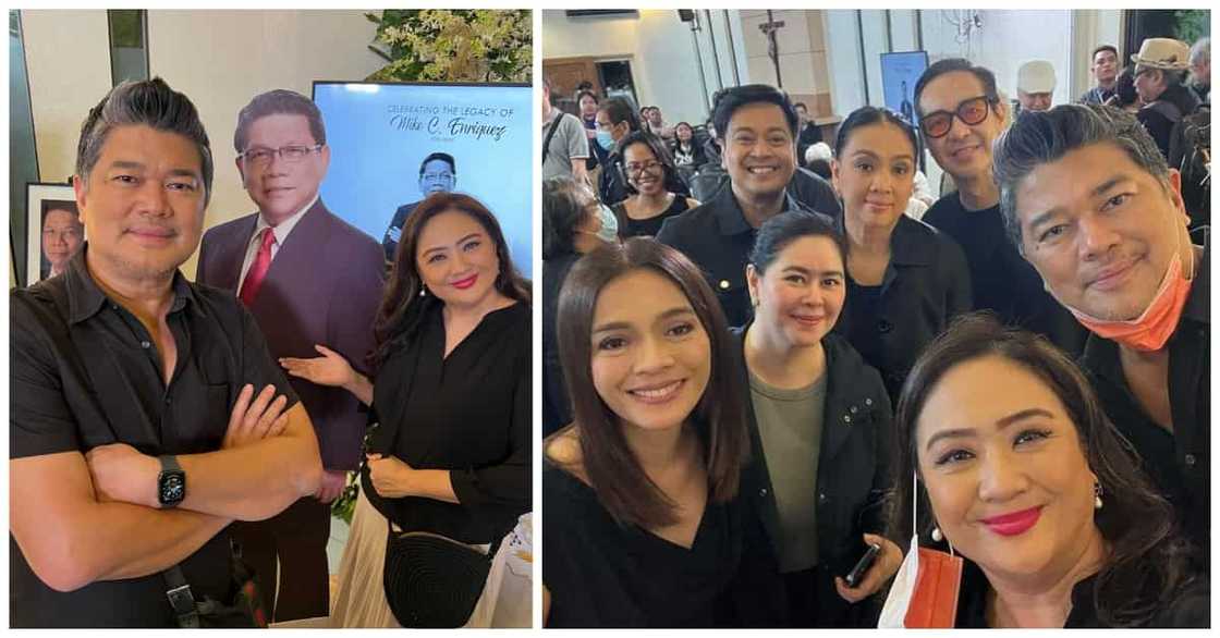 Julius Babao at iba pang media personalities, nagsama-sama sa burol ni Mike Enriquez