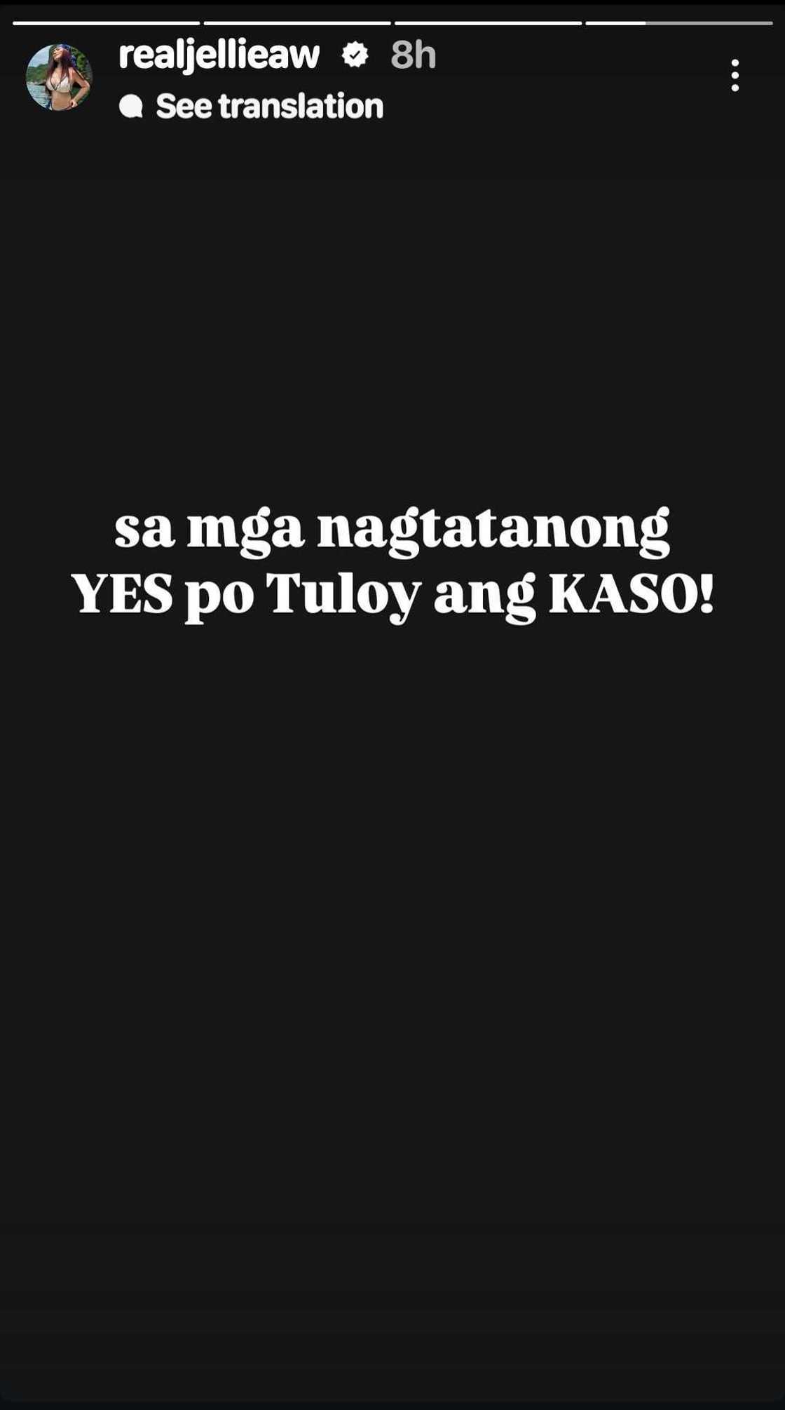 Jellie Aw, sinagot ang mga nagtatanong kung tuloy ba ang kaso Jellie Aw, sinagot ang mga nagtatanong kung tuloy ba ang kaso