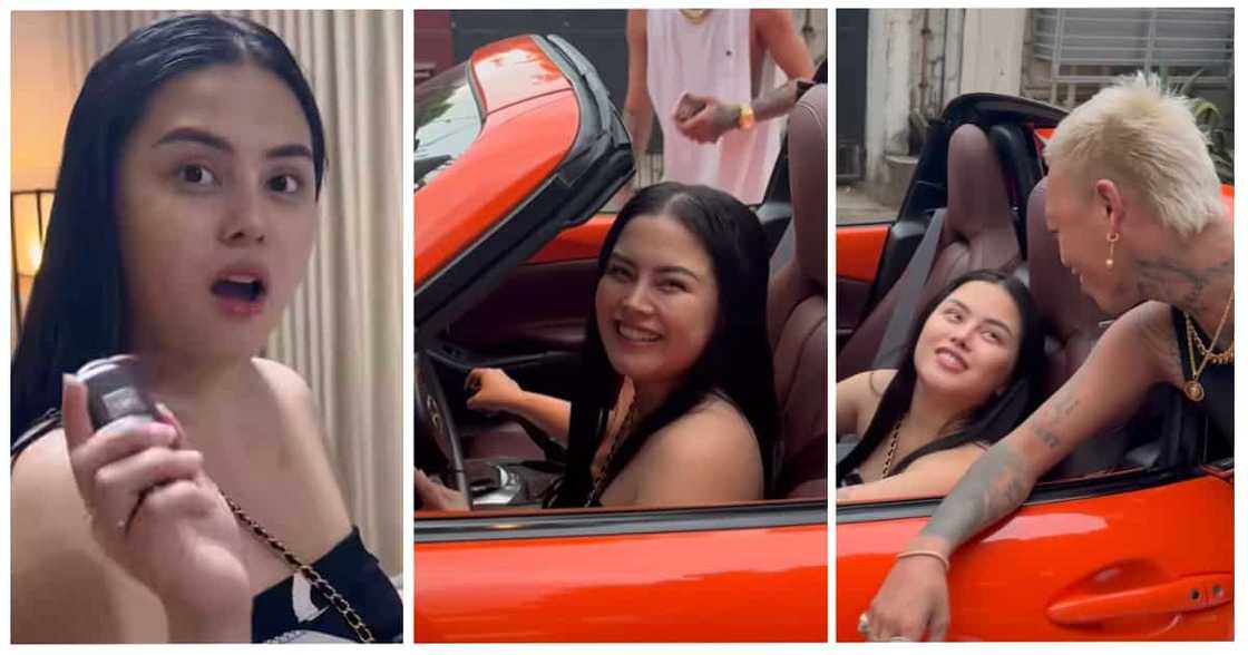 Whamos Cruz, sinorpresa ng bagong kotse si Antonette Gail Whamos Cruz, sinorpresa ng bagong kotse si Antonette Gail