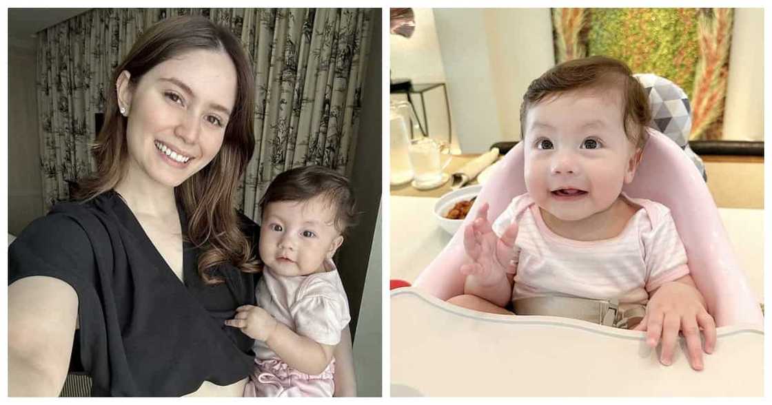 Photos ni baby Isabella habang nag-aabang ng pagkain, kinagiliwan