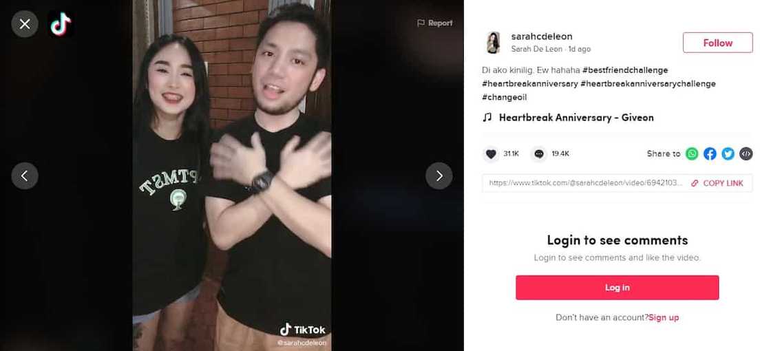 Sarah De Leon, Yves Esteban ng #ChangeOil isyu, nag-viral dahil sa kanilang TikTok video Sarah De Leon, Yves Esteban ng #ChangeOil isyu, nag-viral dahil sa kanilang TikTok video