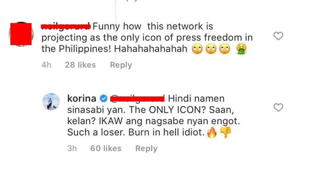 Korina Sanchez’s newest intense word war with netizens creates buzz online Korina Sanchez’s newest intense word war with netizens creates buzz online