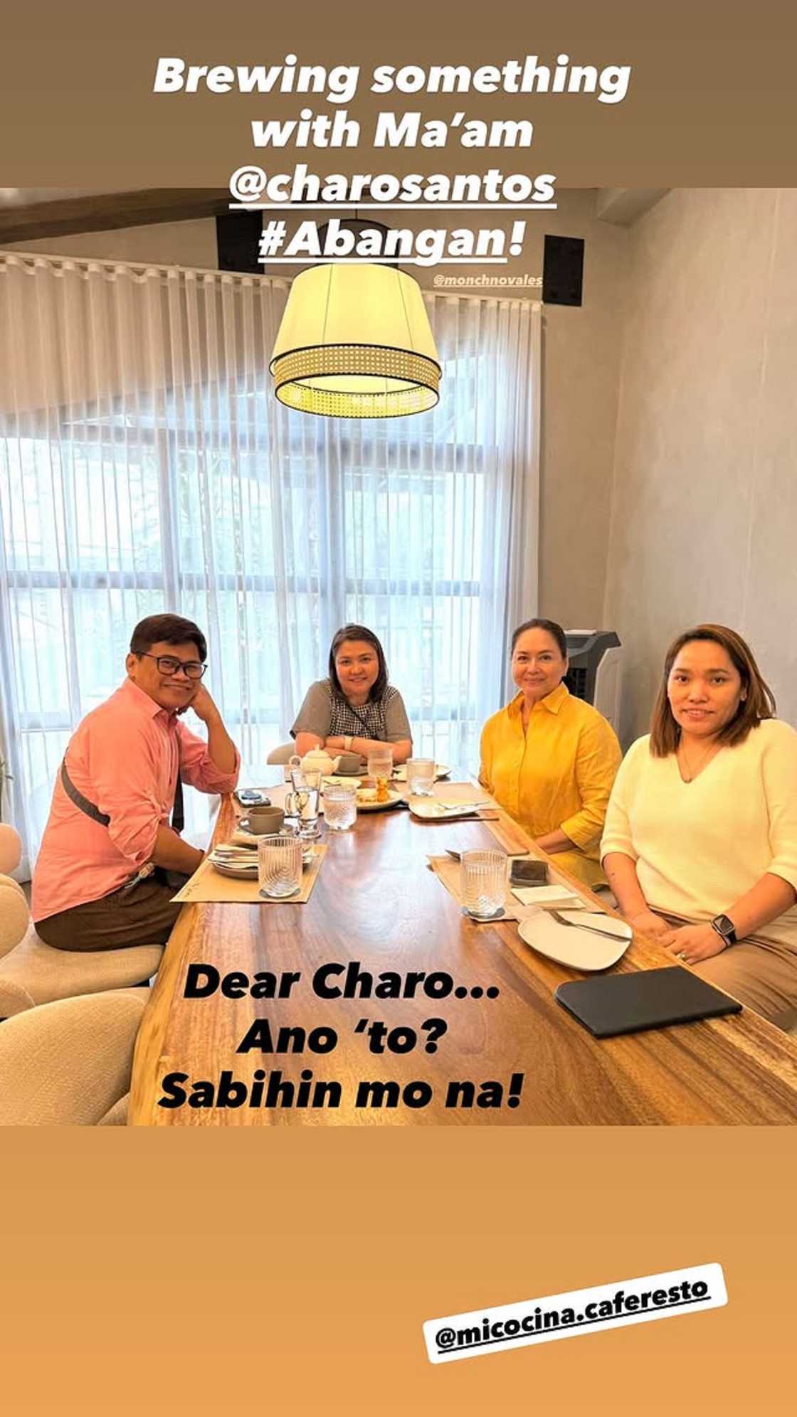 Ogie Diaz may pasabog sa socmed; hinimok si Charo Santos-Concio: “Ano to? Sabihin mo na!” Ogie Diaz may pasabog sa socmed; hinimok si Charo Santos-Concio: “Ano to? Sabihin mo na!”