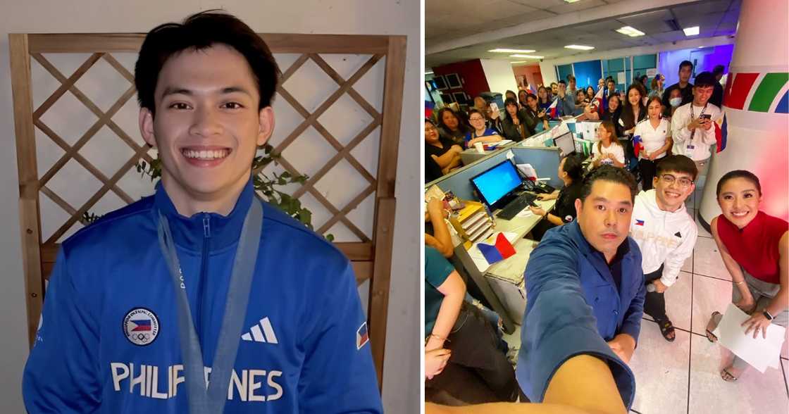 Jeff Canoy, nag-share ng selfie kasama si Carlos Yulo sa ABS-CBN newsroom