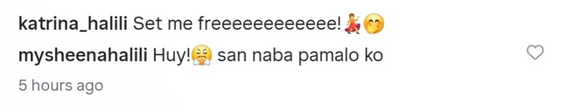Reaksyon ni Sheena Halili sa 'Set Me Free' video nina Katrina Halili at Kris Lawrence, patok online Reaksyon ni Sheena Halili sa 'Set Me Free' video nina Katrina Halili at Kris Lawrence, patok online