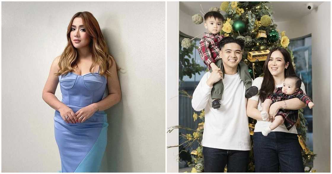 Angeline Quinto delights netizens with her Christmas family photos Angeline Quinto delights netizens with her Christmas family photos