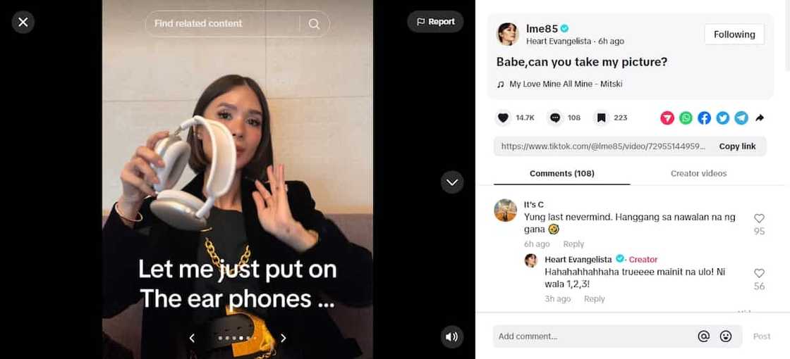 Post ni Heart Evangelista tungkol sa pagkuha ng litrato ni Chiz Escudero, viral Post ni Heart Evangelista tungkol sa pagkuha ng litrato ni Chiz Escudero, viral