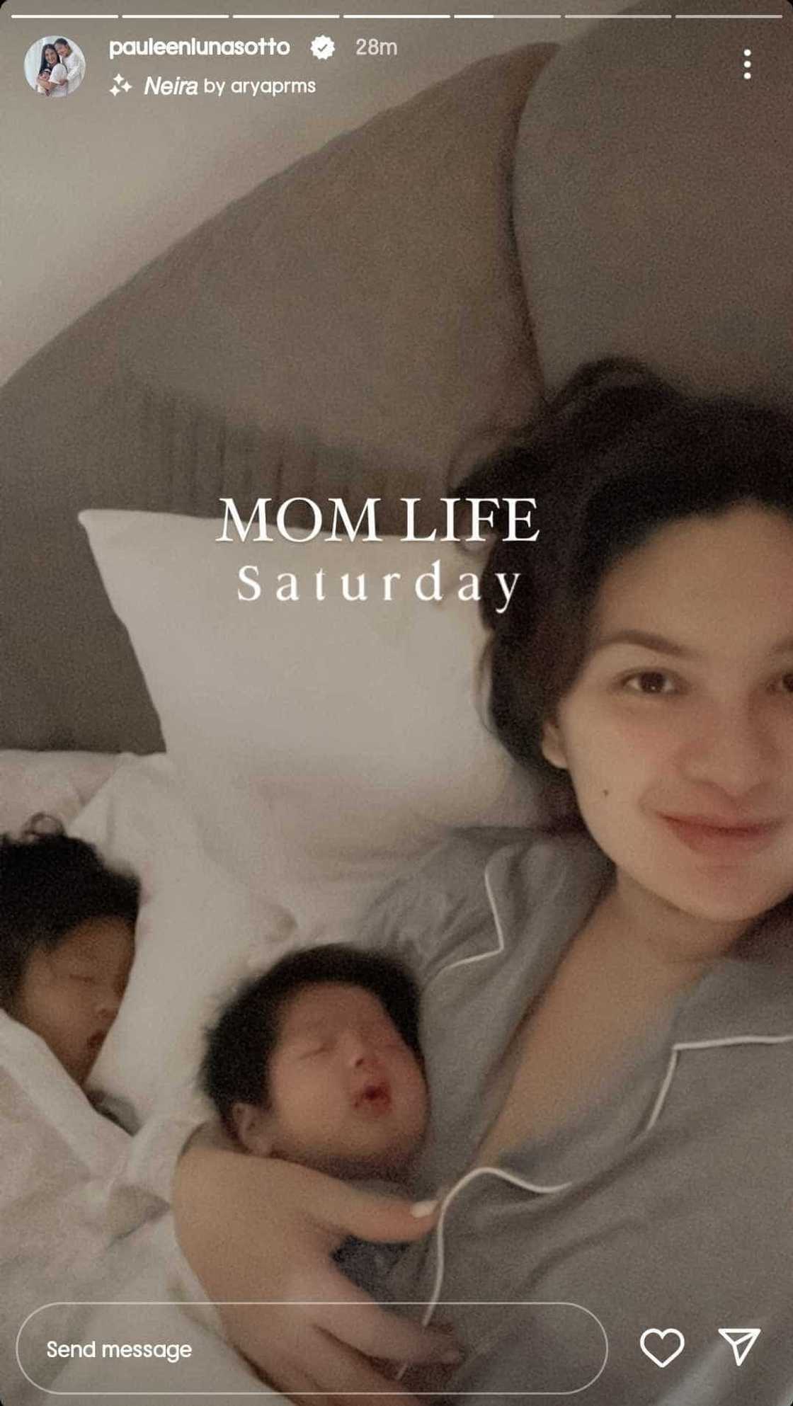 Pauleen Luna, ipinakita "mom life" niya; tinawag na "panganay" si Vic Sotto