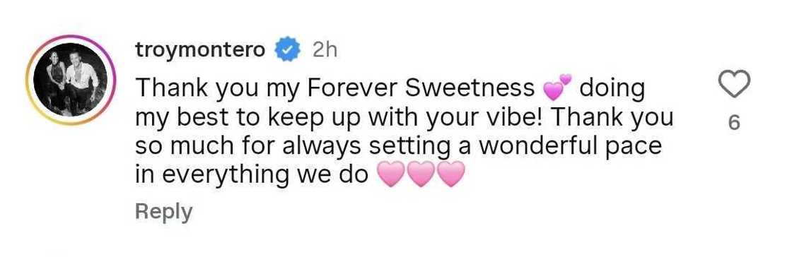 "Happy 55": Aubrey Miles, may matamis na birthday message para kay Troy Montero