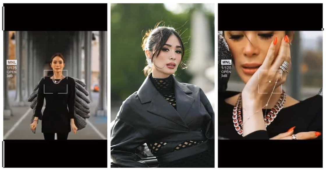 Heart Evangelista, tiis ganda sa lamig, BTS video sa Paris, viral Heart Evangelista, tiis ganda sa lamig, BTS video sa Paris, viral