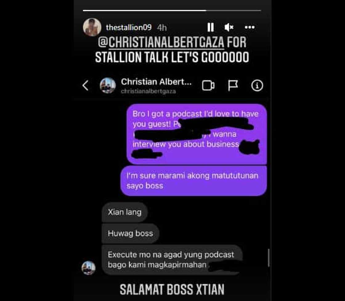 Xian Gaza at Albie Casiño, nagpalitan ng DM; Xian, nagbirong baka sila ang “itinadhana” Xian Gaza at Albie Casiño, nagpalitan ng DM; Xian, nagbirong baka sila ang “itinadhana”