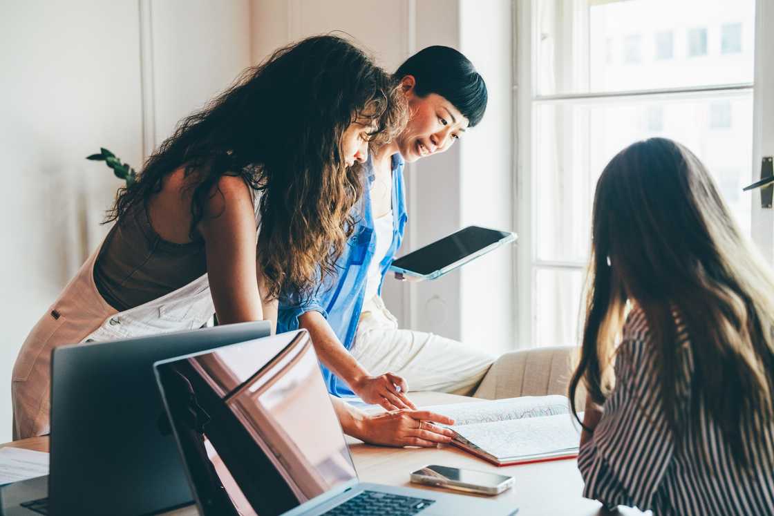 Ladies in an office