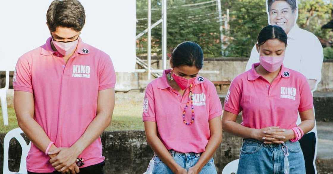 Kiko Pangilinan, pinasalamatan mga pamangkin na sina Donny, Hanna, at Ella sa pagtulong sa kanyang kampanya Kiko Pangilinan, pinasalamatan mga pamangkin na sina Donny, Hanna, at Ella sa pagtulong sa kanyang kampanya