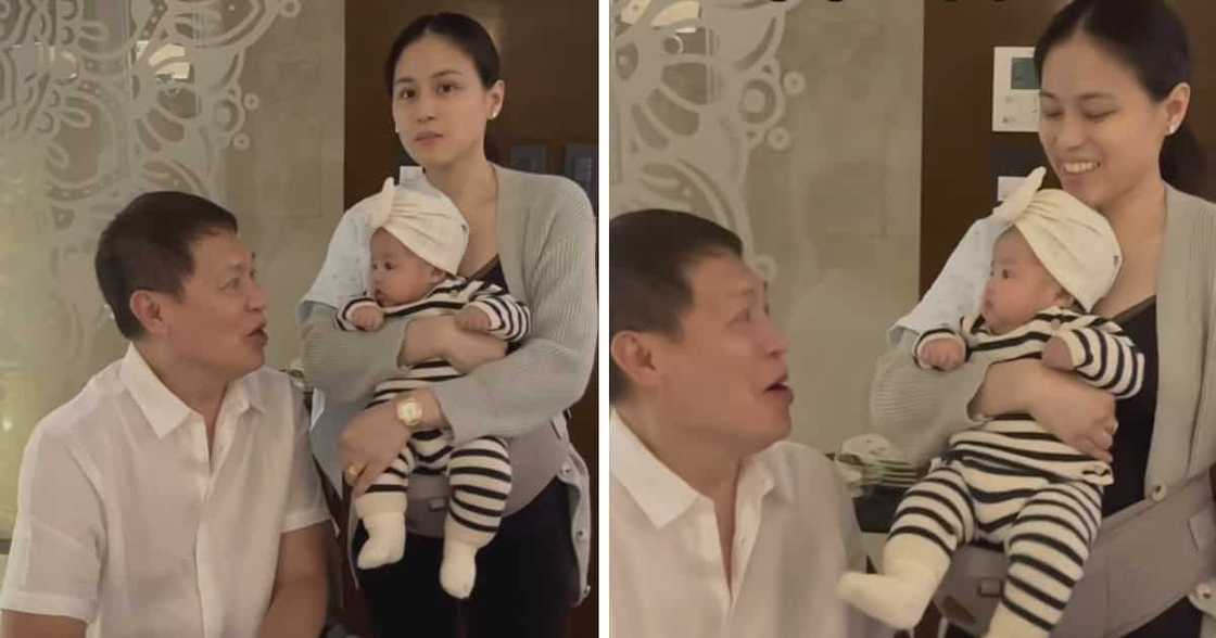 Cute reaction ng baby ni Toni Gonzaga na si Polly sa pagkanta ni Bonoy Gonzaga, kinaaliwan Cute reaction ng baby ni Toni Gonzaga na si Polly sa pagkanta ni Bonoy Gonzaga, kinaaliwan