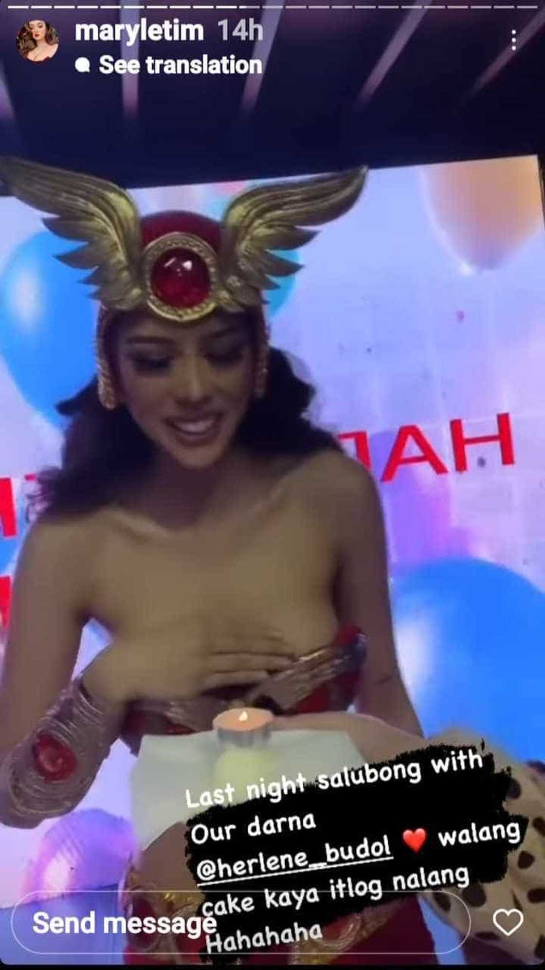 Herlene “Hipon Girl” Budol, nagsuot ng Darna costume sa kanyang birthday party Herlene “Hipon Girl” Budol, nagsuot ng Darna costume sa kanyang birthday party